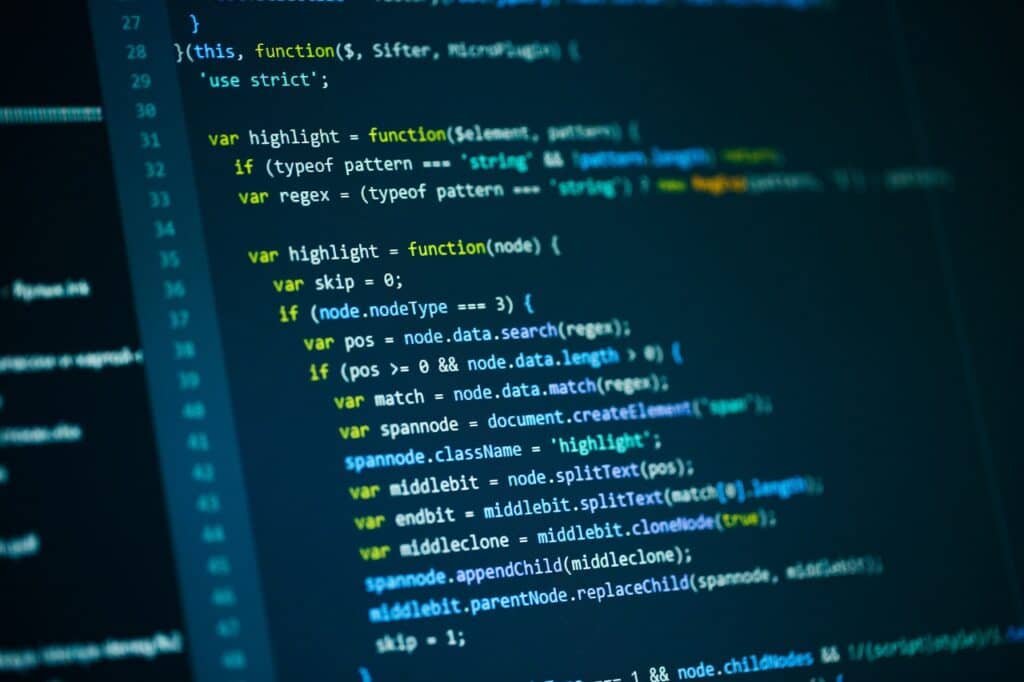 web development Software computer programming code background